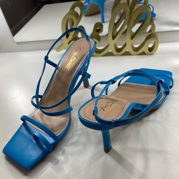 Ava Strappy Heeled Sandals MINOR DAMAGE - Picture 2 of 4
